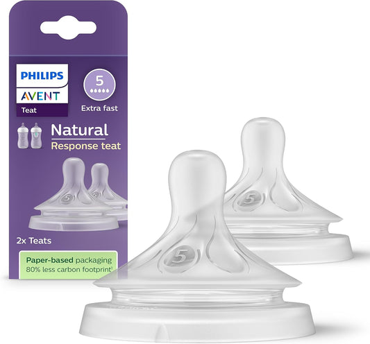 PHILIPS AVENT Natural Response tetine debit 5 extra fast x2