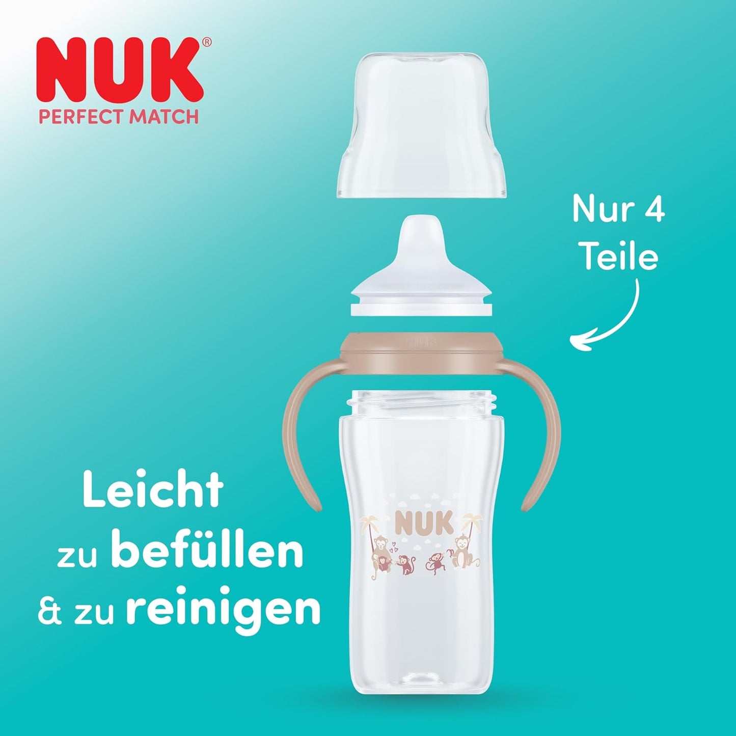Cană de antrenament NUK Perfect Match Learner 150 ml 6m+