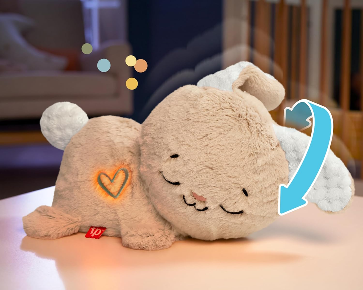 FISHER-PRICE śpiący KRÓLIK z ruszającą się głową, dźwiękami i światłem