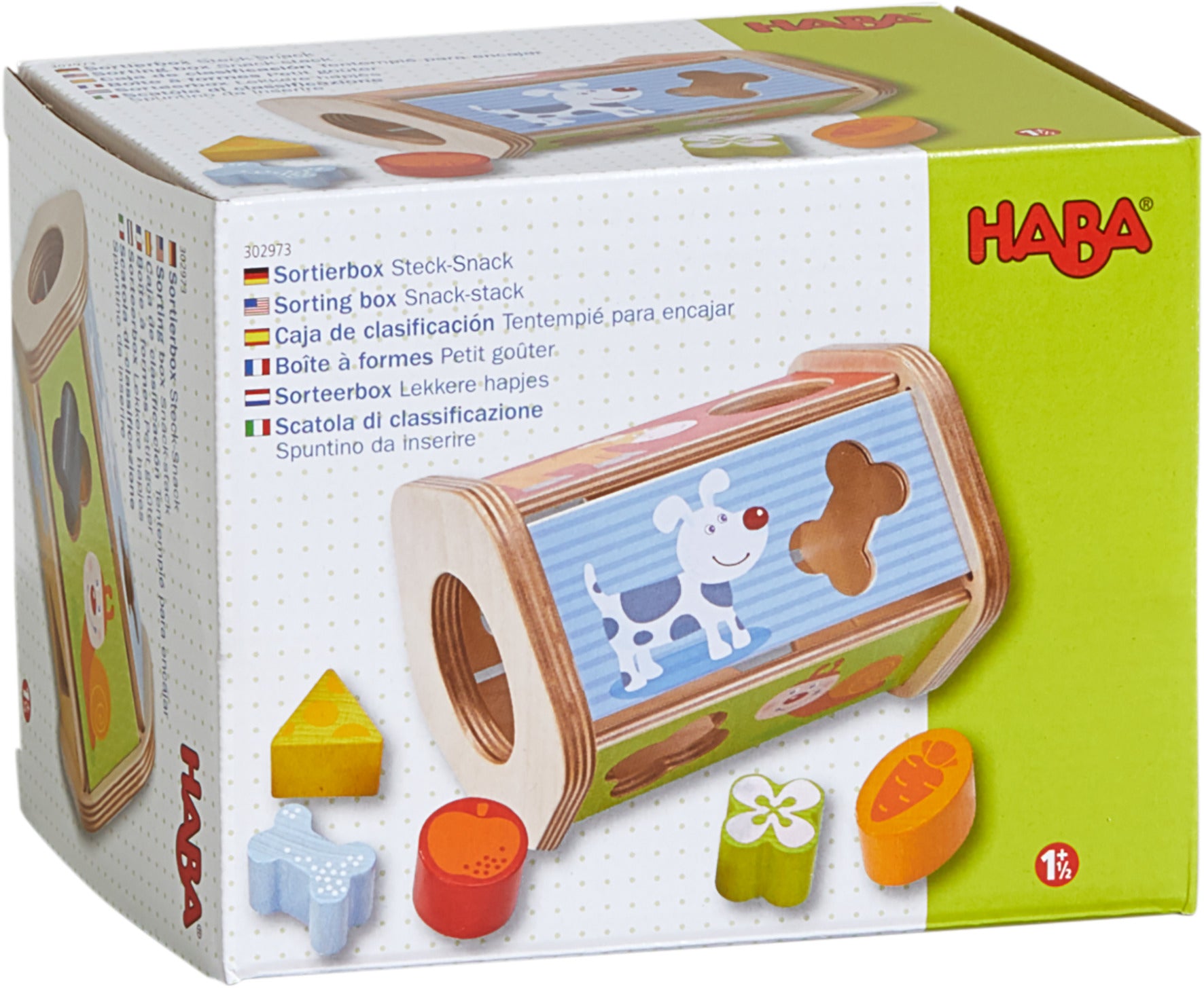 HABA drewniany sorter zwierzątka 6el.