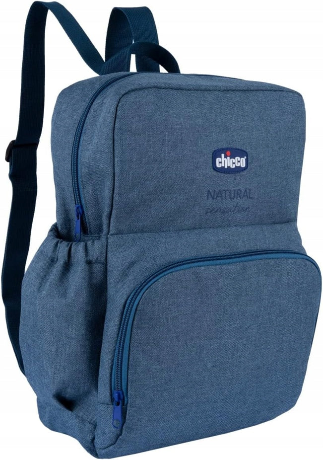 CHICCO Natural pelenkázó hátizsák pelenkákhoz és kiegészítőkhöz + kozmetikumok