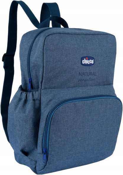 CHICCO Natural pelenkázó hátizsák pelenkákhoz és kiegészítőkhöz + kozmetikumok