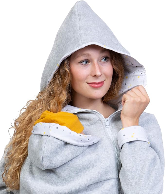 VIVA LA MAMA fleece baby-wearing jacket