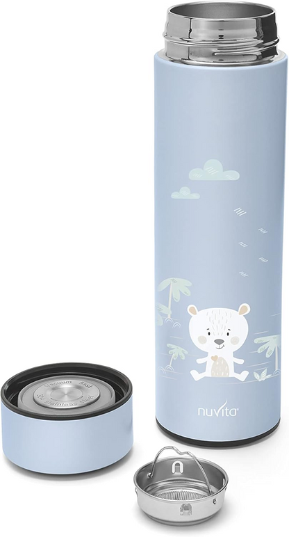 NUVITA termos pentru băuturi calde și reci 500 ml cu termometru digital LED