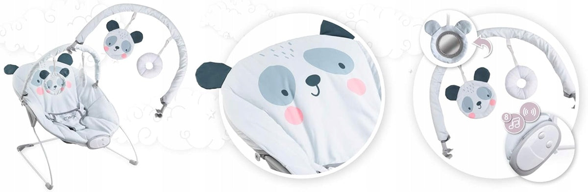 MOMI GLOSSY hamaca balancín con vibración para bebés