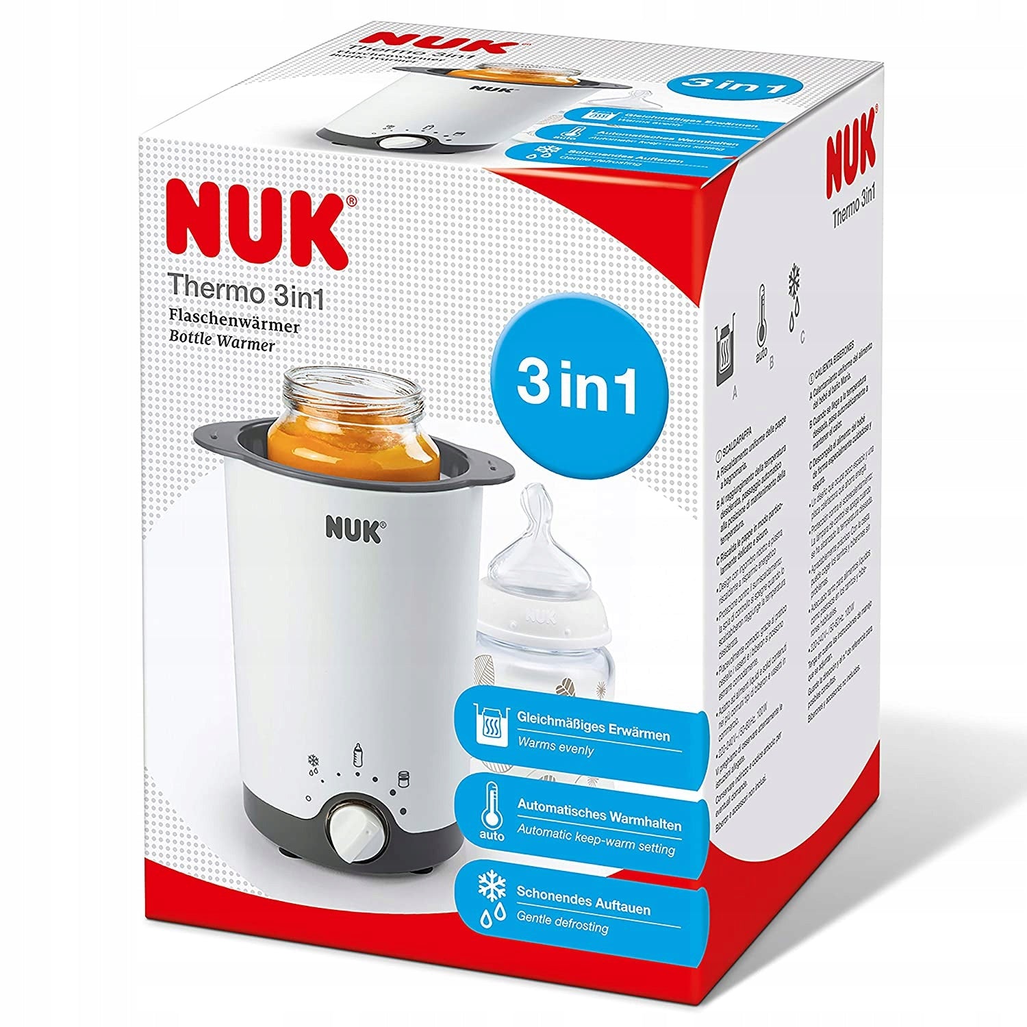 NUK Thermo 3-in-1 Bottle and jar warmer