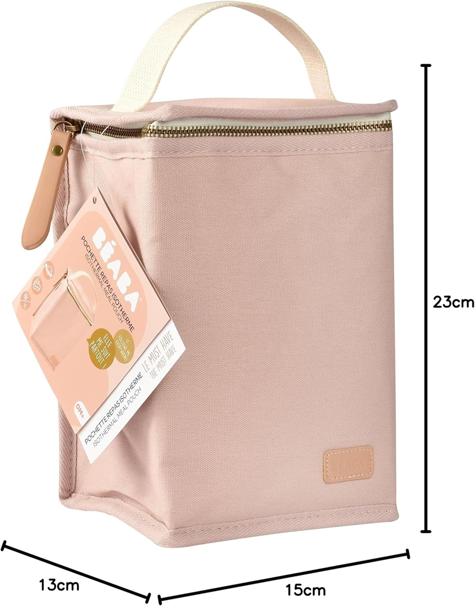 BEABA insulated bag for bottles and food, 15 x 22 cm