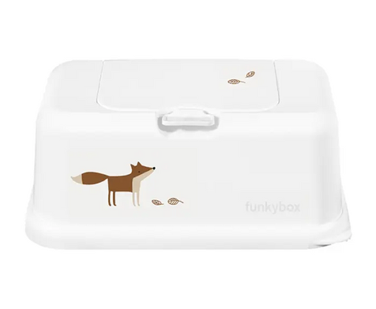 FUNKYBOX recipient pentru șervețele umede cu capac rabatabil 12,5 x 22 x 8,5 cm