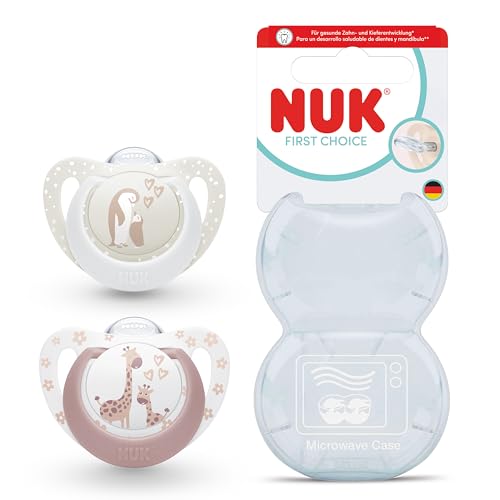 Suzeta din silicon NUK First Choice x2, 0–6 luni