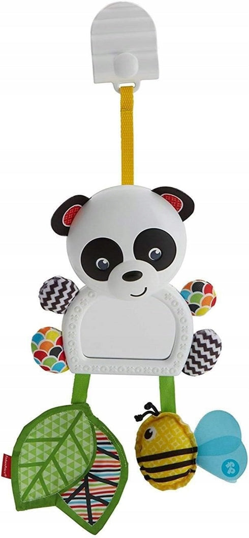 FISHER-PRICE FGH91 Kinderwagen-/Autositz-Rassel-Anhänger 37 cm PANDA