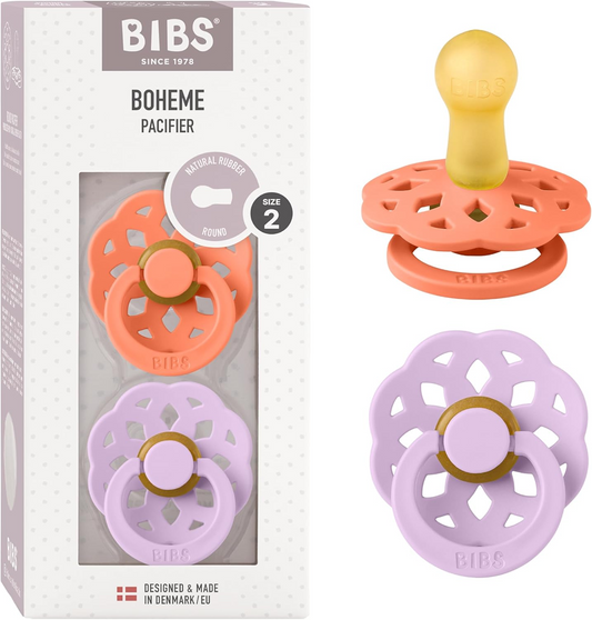 BIBS BOHEME smoczki uspokajające 2pack 6msc+