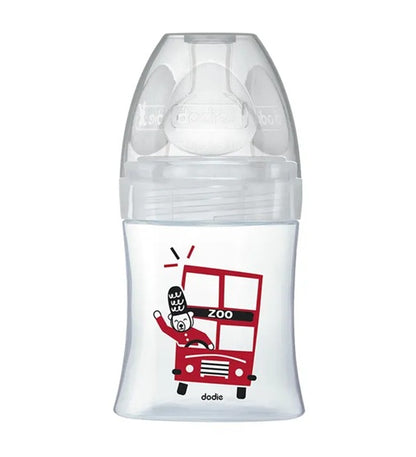 DODIE Sensation+ LONDRA sticlă biberon 150 ml 0-6 luni tetină 1 flux lent