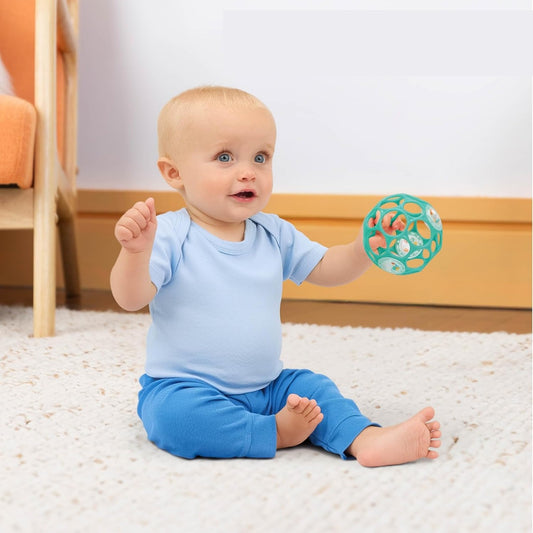 Bright Starts Oball jucărie de dentiție și prindere, minge de 10 cm