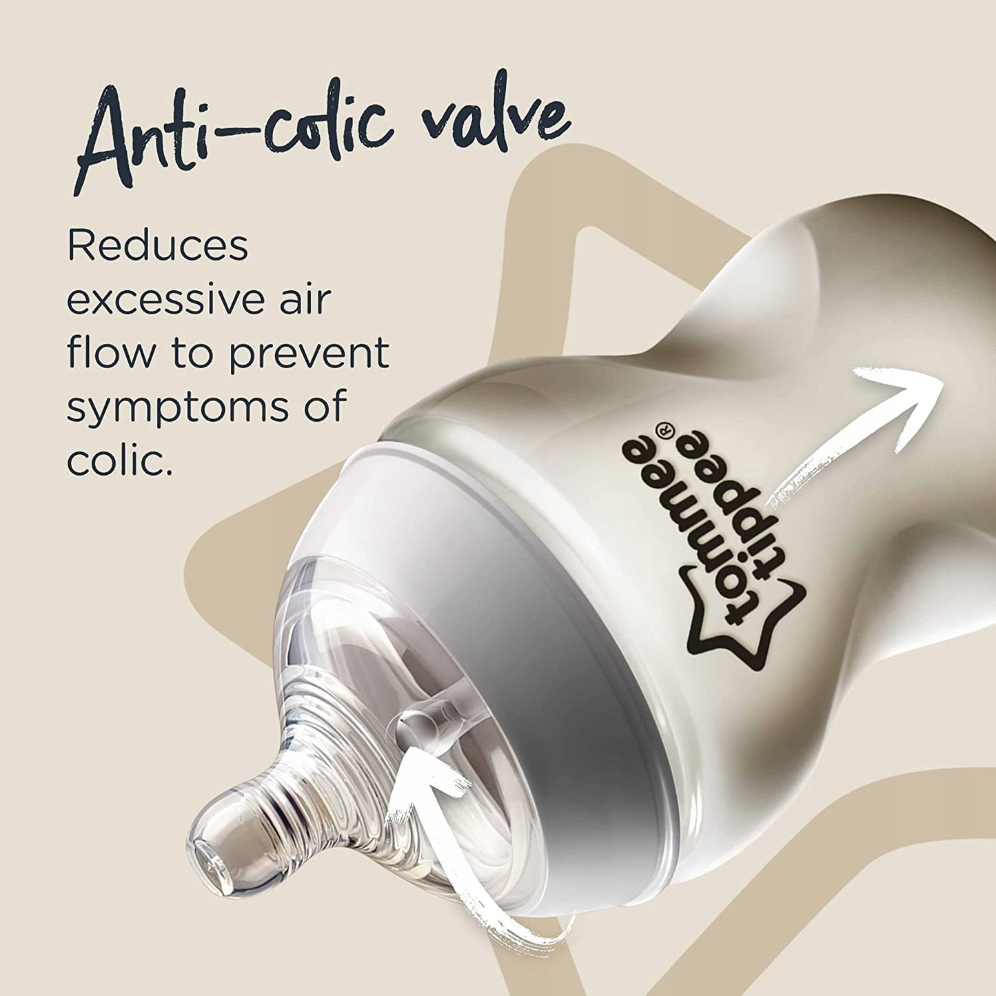 TOMMEE TIPPEE anti-colic bottle set x6