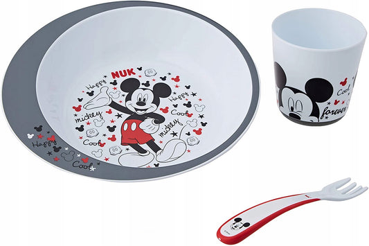 NUK Disney sada nádobí 3ks MYŠKA MICKEY
