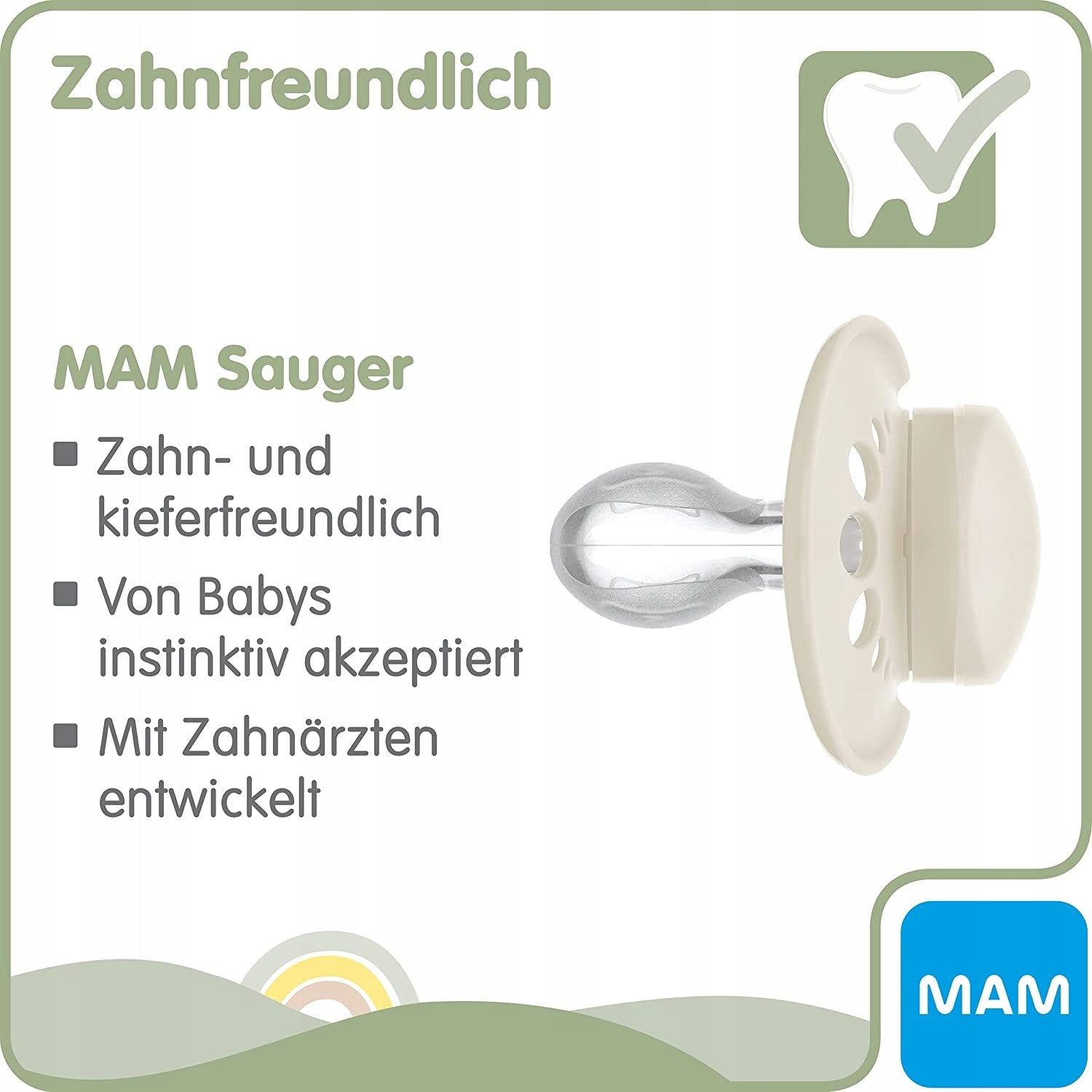 MAM ORIGINAL PURE pacifier x2 0–6m