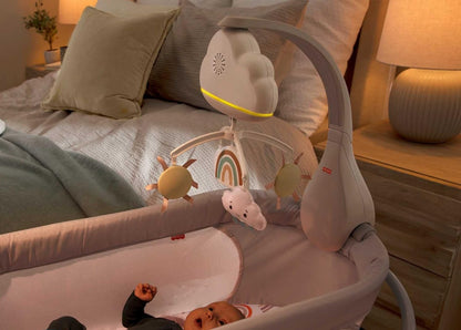 FISHER PRICE 2-in-1 Mobile mit Geräuschsensor, Nachttischlampe