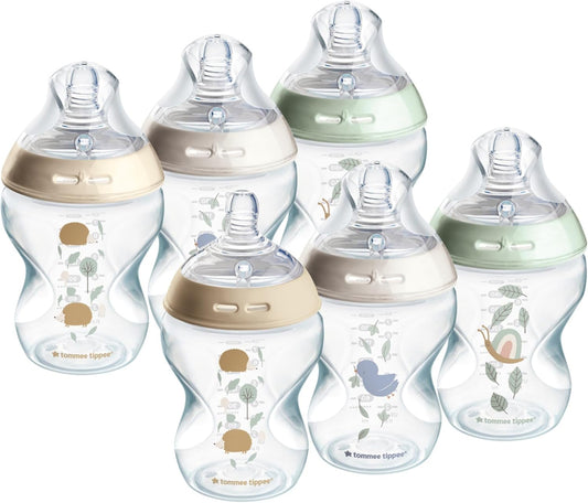 TOMMEE TIPPEE zestaw 6 butelek 260ml ANTI-COLIC
