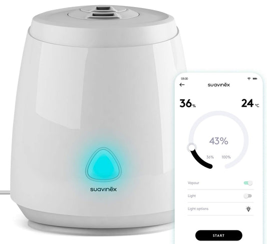 Aplicația pentru umidificatorul cu ultrasunete SUAVINEX Care