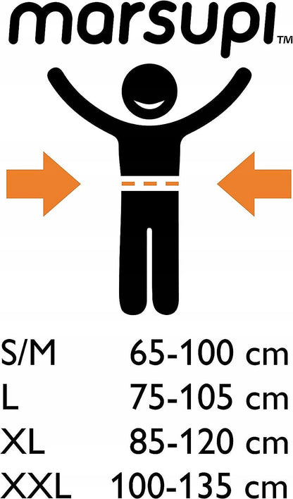 MARSUPI 2.0 portabebés ergonómico S/M 3,5 - 15 kg para bebés