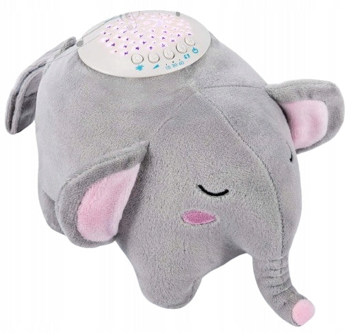 MOMCOZY jucărie de pluș proiector de stele 15 melodii și sunete 13x19 cm LEU
