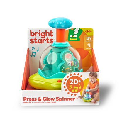 Bright Starts Press Glow Spinner zabawka muzyczna 6m+