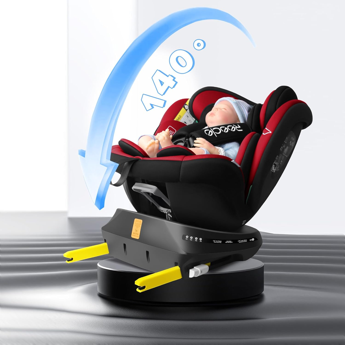 REECLE i-Size scaun auto rotativ 360 0-12 ani 40-150cm