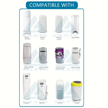 ALETOcartridge compatible with Tommee Tippee, Angelcare and many other containers - see photos for