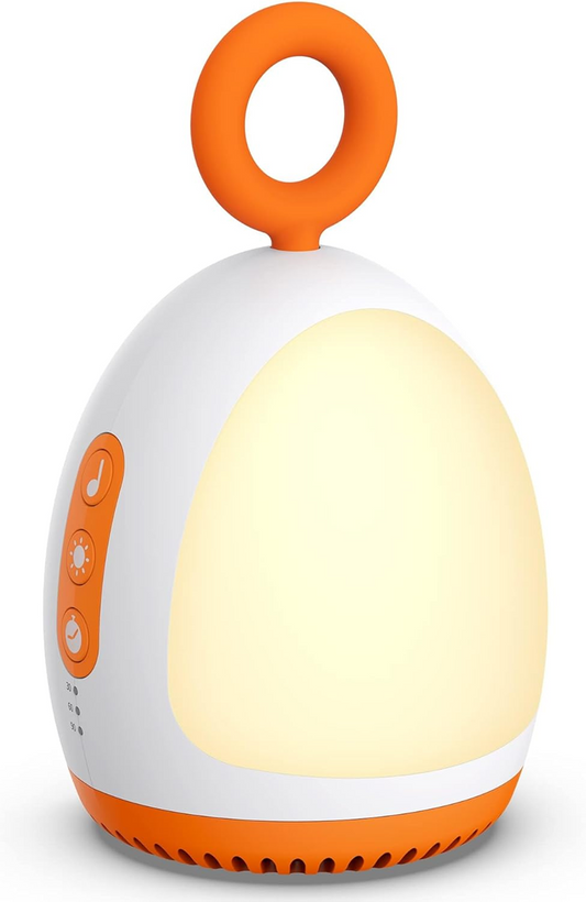 Lampă de veghe portabilă DREAMEGG cu sunete și cântece de leagăn 8 x 14 cm