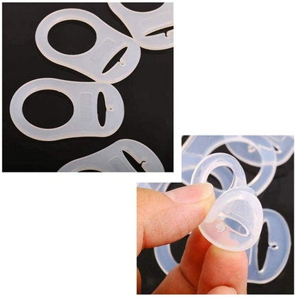 VOARGE manici in silicone per catenelle porta succhietto 12 pezzi