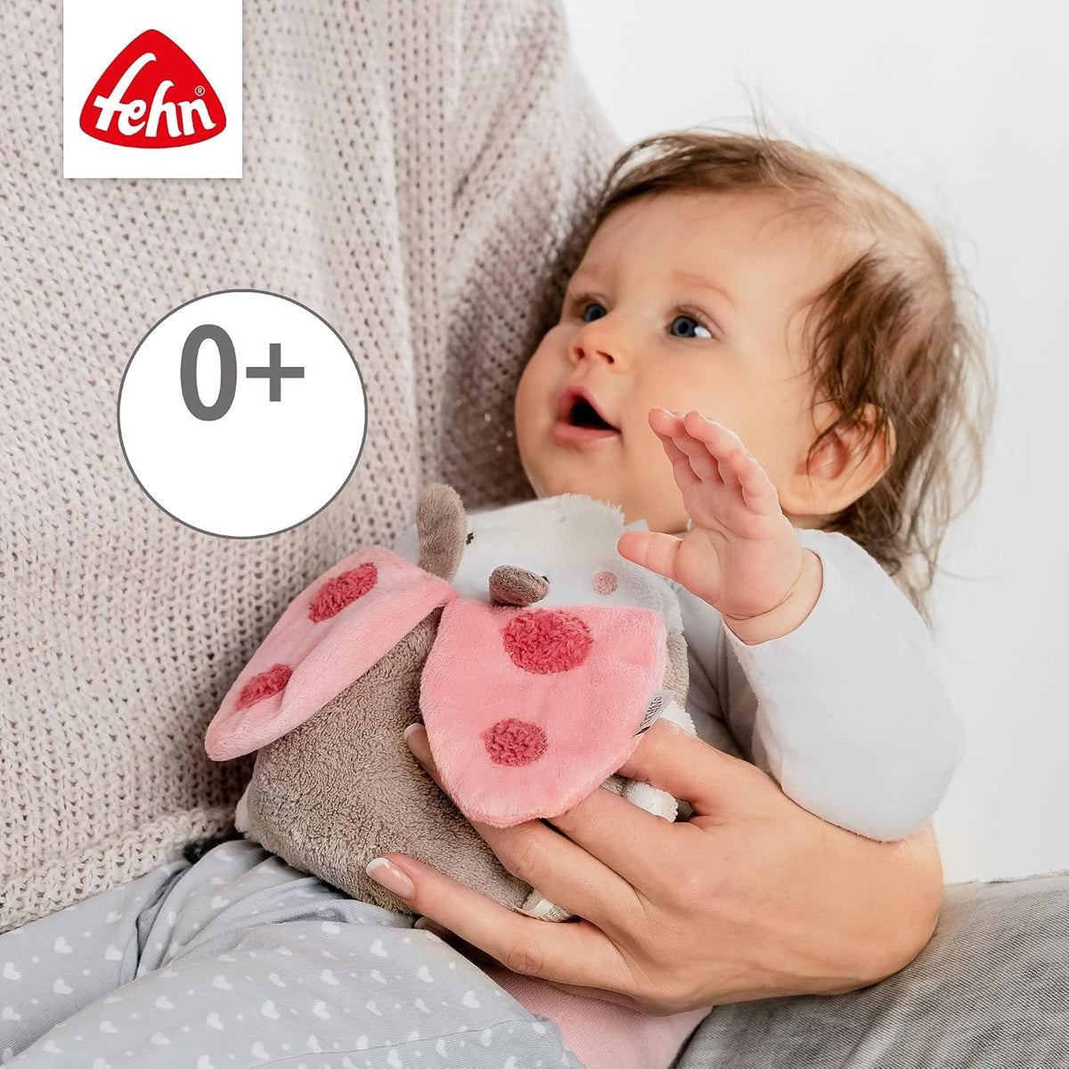 FEHN pluszowy termofor z pestkami wiśni 18 cm CHRZĄSZCZ