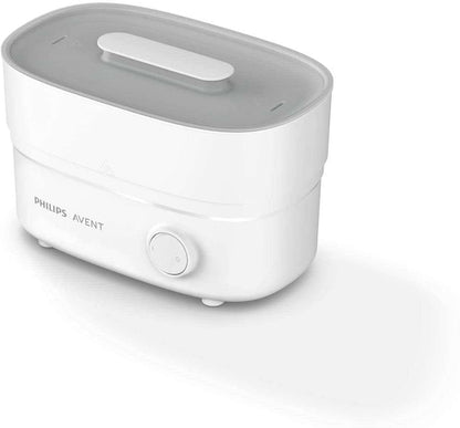 PHILIPS AVENT elektryczny sterylizator parowy 1, biało-szary, wolny od BPA