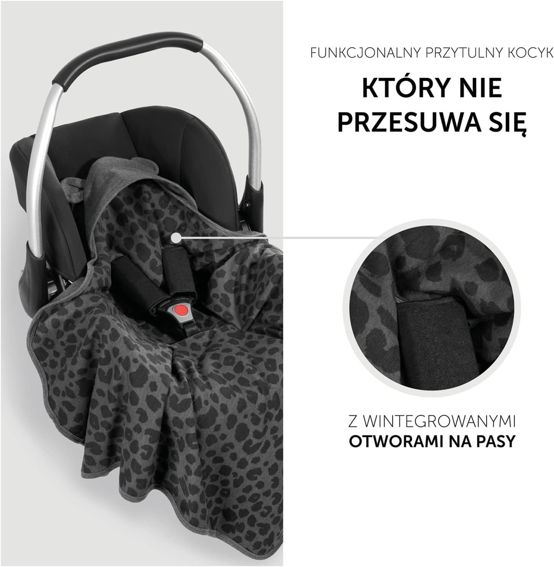 HAUCK SNUGGLE N DREAM otulacz do fotelika wózka kocyk