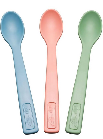 NIP Eat Green set lingurițe 3 bucăți 14 cm 4 m+