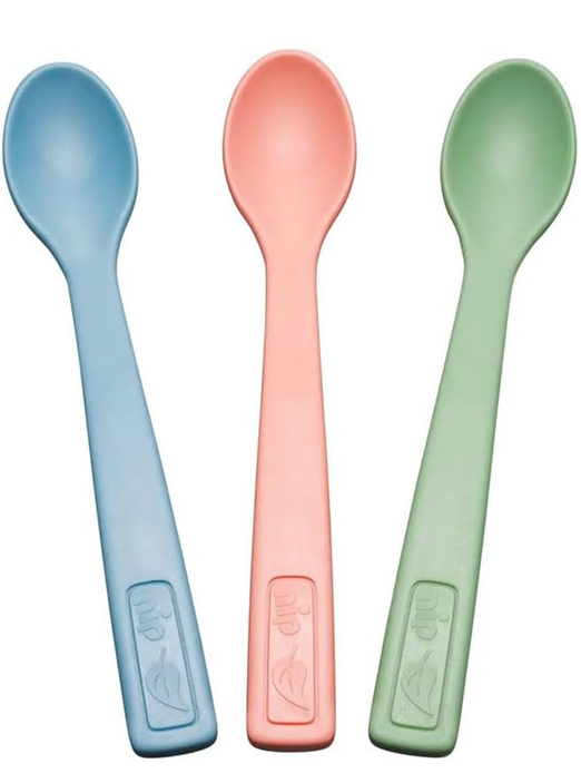 NIP Eat Green set van 3 lepels 14 cm 4 m+