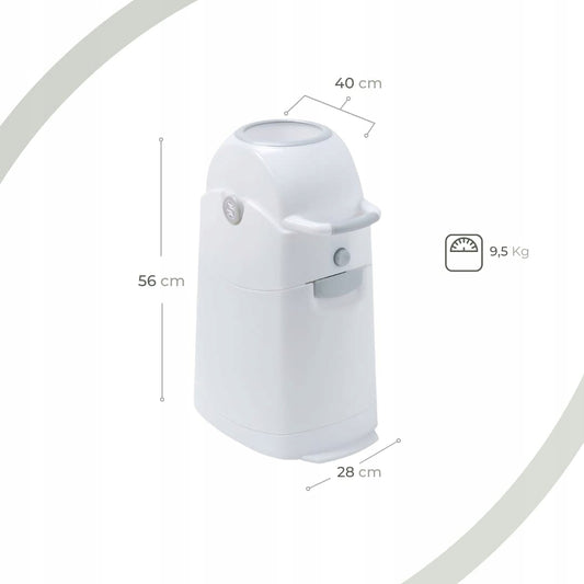 DIAPER CHAMP coș pentru scutece PENTRU SACI DE GUNOI +/-30 bucăți