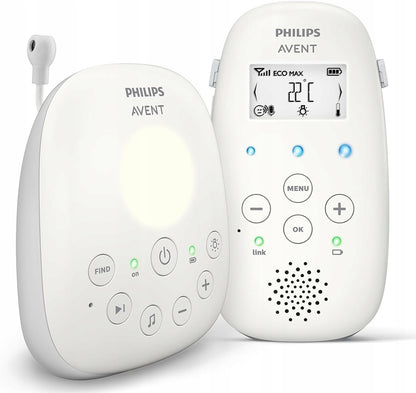 PHILIPS AVENT SCD713/26 monitor audio pentru bebeluși DECT Smart ECO