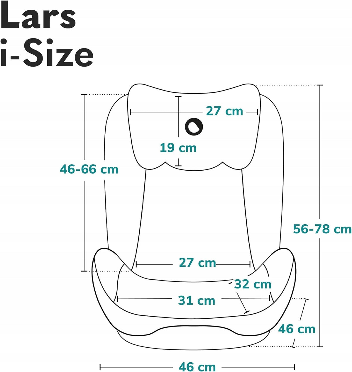 LIONELO Lars i-Size fotoliu auto grupa 2 și 3