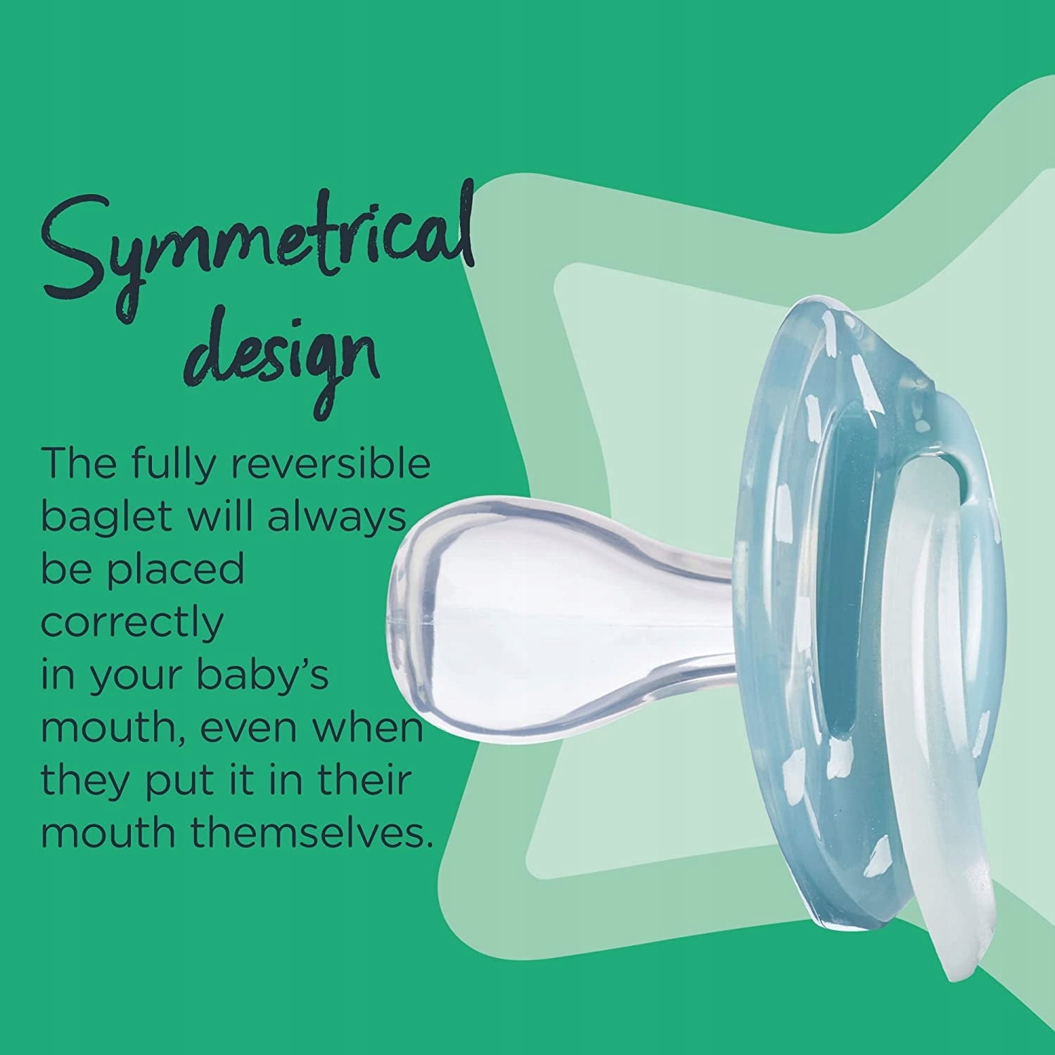 TOMMEE TIPPEE smoczki symetryczne x6 ŚWIECĄ 18-36