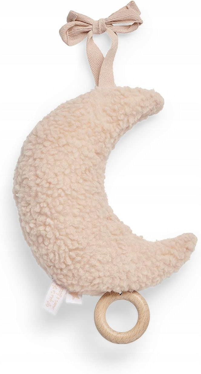 JOLLEIN plyšová závesná hračka s hracím strojčekom MESIAC 20 cm