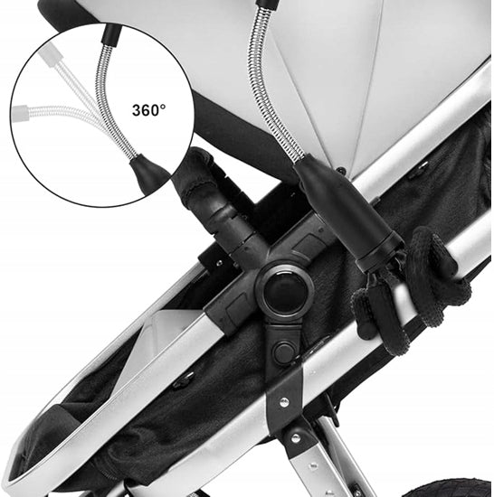 RIOGOO umbrelă de protecție pentru cărucior diametru 73cm UV 50+ impermeabil