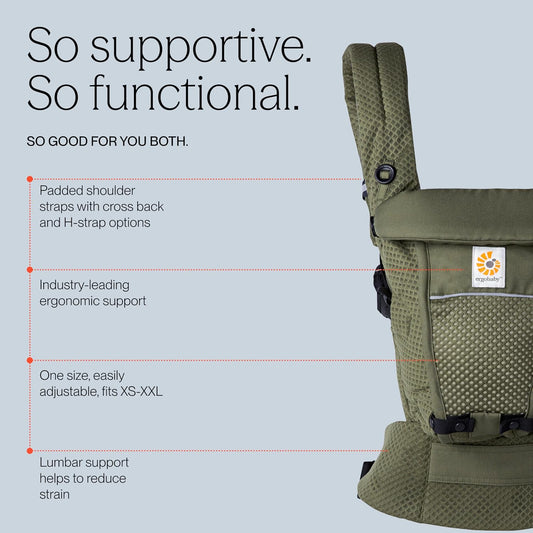 ERGOBABY ADAPT SoftFlex MESH marsupiu ergonomic 3,2-20 kg