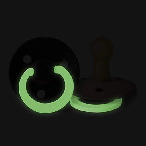 BIBS COLOUR GLOW suzete de calmare 2 bucăți din cauciuc 0-6 luni