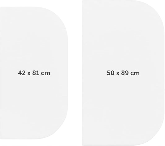 LALENI cearșaf cu elastic pentru leagăn 42x81, 2 buc.