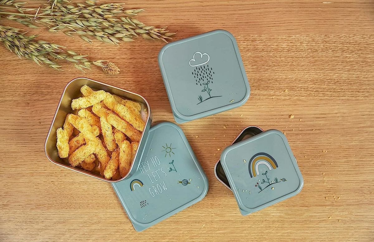 LASSIG Snackbox din oțel cutii pentru gustări x2