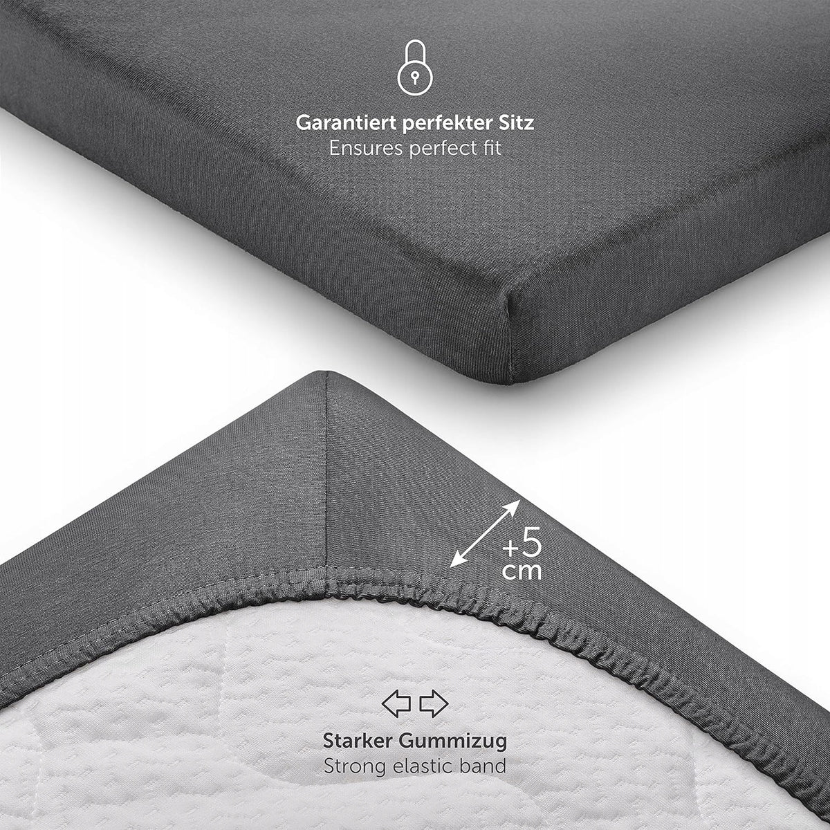 LALENI cearșaf cu elastic 60/120 70/140 2 buc.