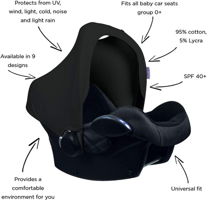 DOOKY HOODY slnečná clona na autosedačku gr0