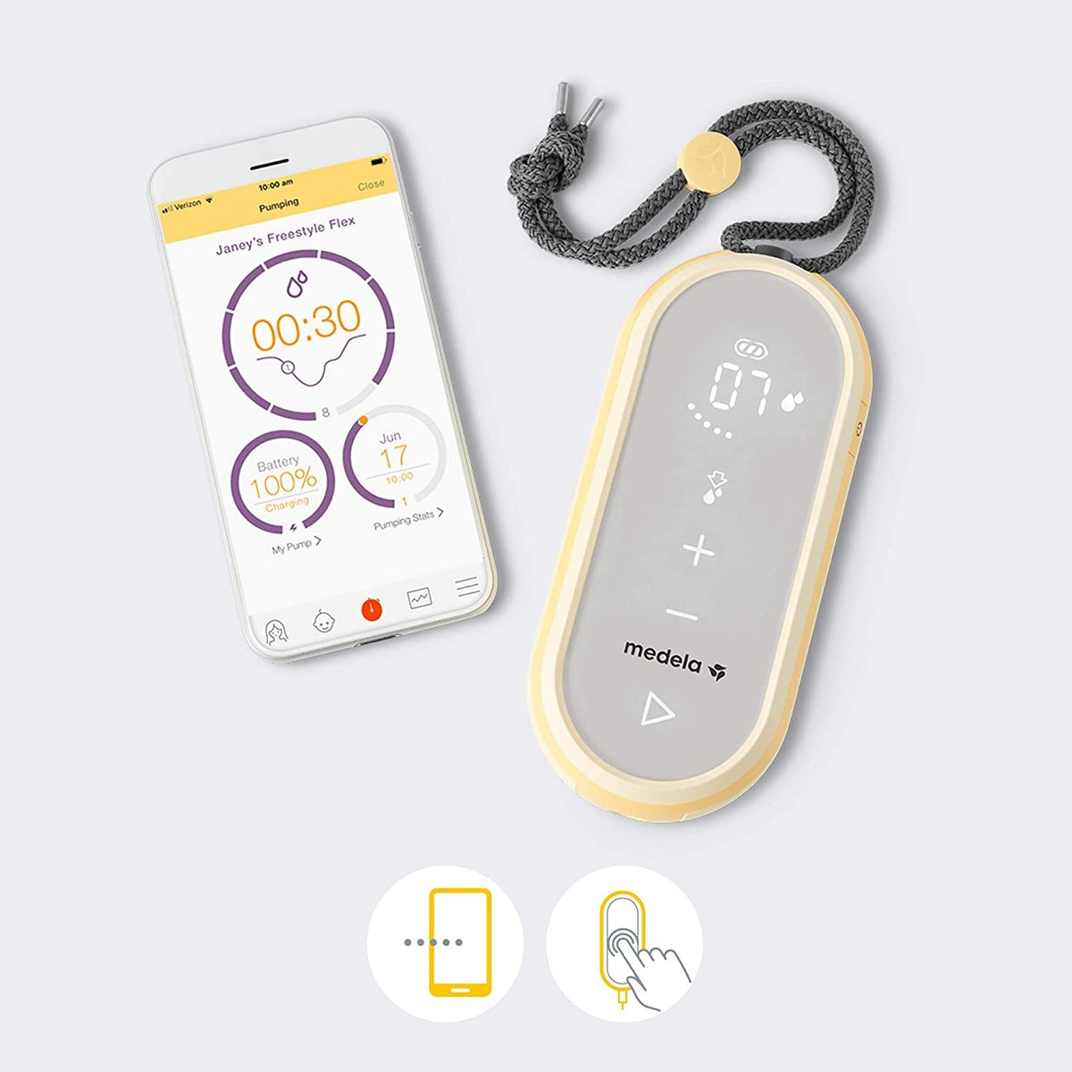 MEDELA Freestyle Flex pompă de sân dublă în 2 faze
