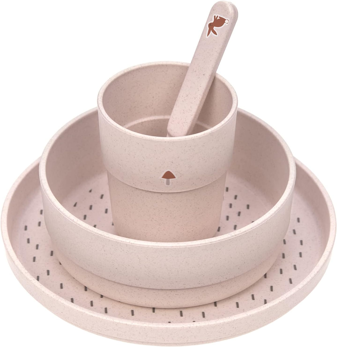 LASSIG Little Forrest Rabbitchildren's crockery setage 12m+materials polypropylene, cellulosefree of harmful