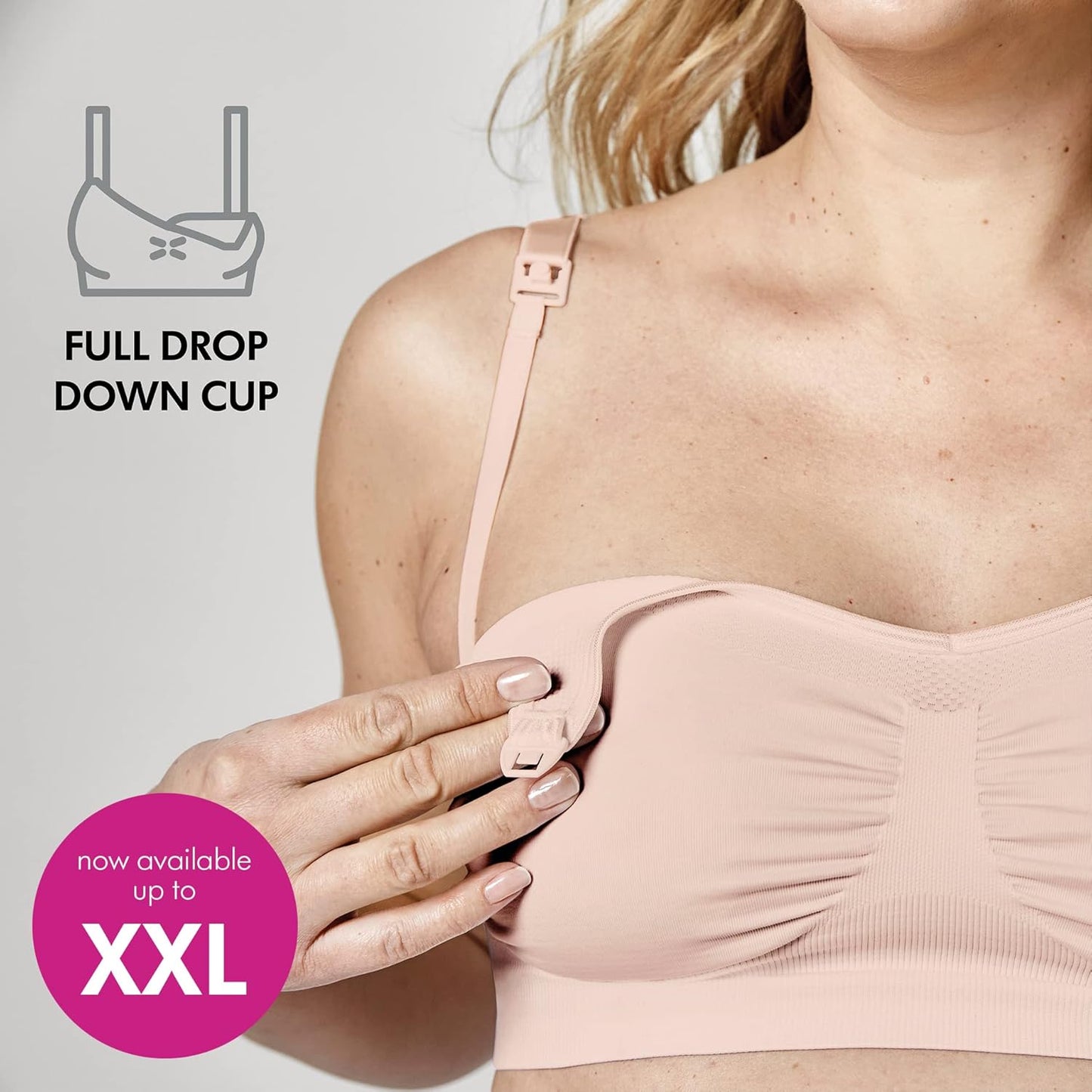 MEDELA KEEP COOL ULTRA sutien de alăptare fără cusături XL